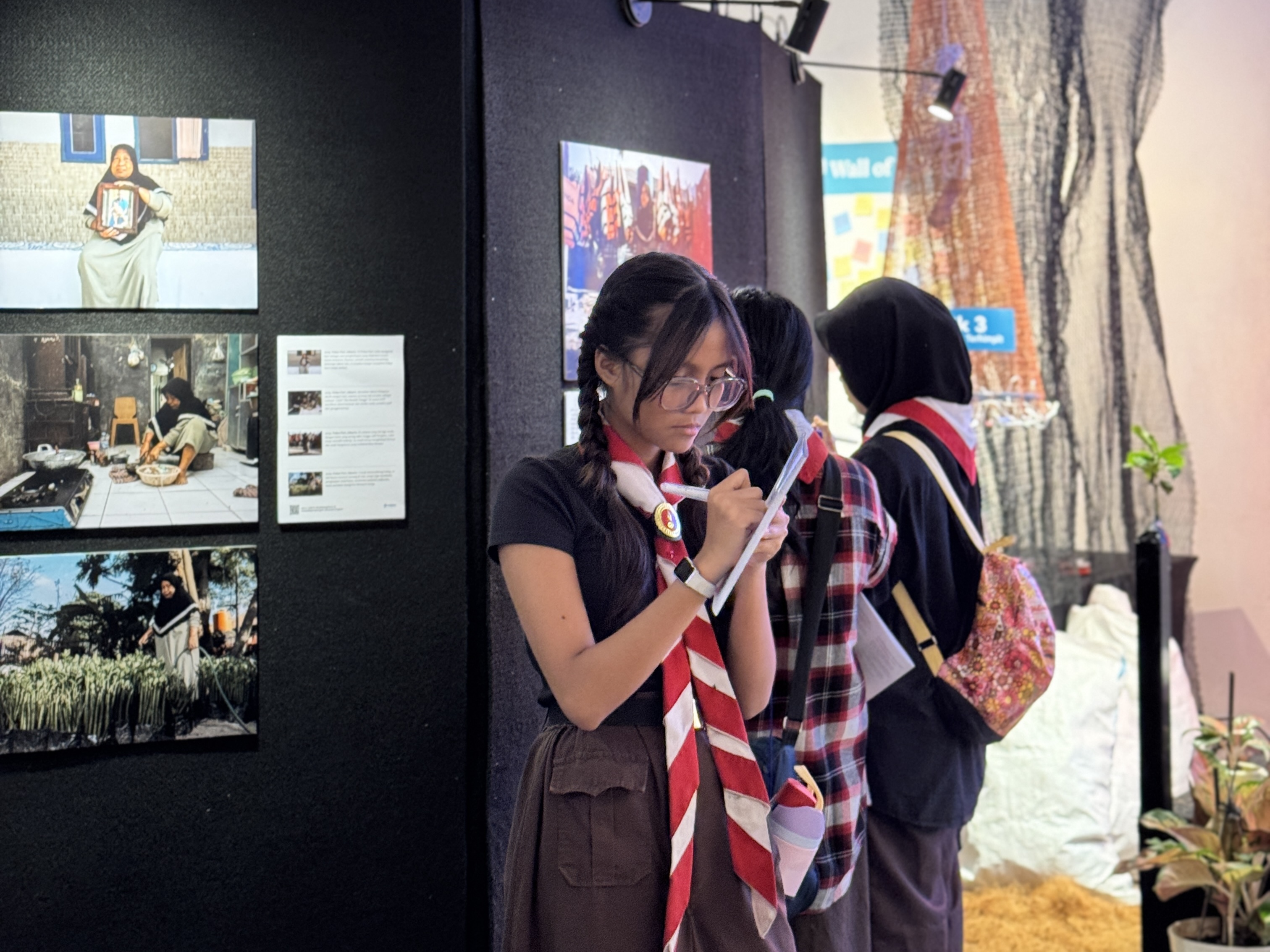 Suasana Pameran Foto Suara MAPAN di Acara Bekal MAPAN